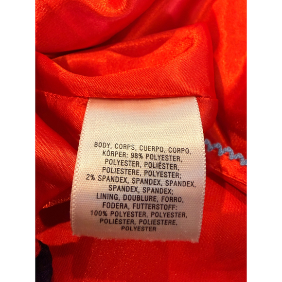 Womens HD in Paris Mini Skirt XS Red Blue Floral Retro Artsy Cottagecore Romanti - Picture 12 of 13